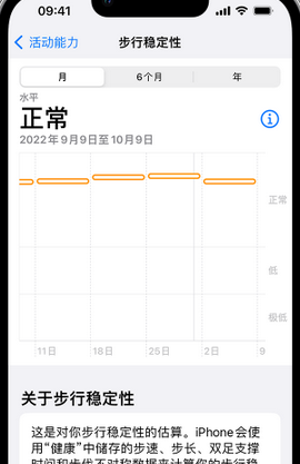 盘山iPhone手机维修如何在iPhone开启'步行稳定性通知'