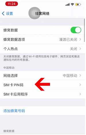 盘山苹果14维修网分享如何给iPhone14的SIM卡设置密码 