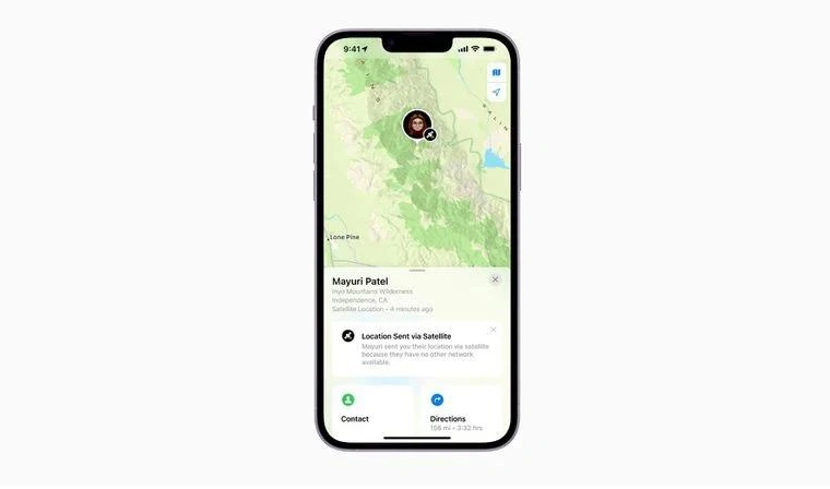 盘山苹果14维修分享iPhone14系列中 FindMy功能通过卫星分享位置方法教程 